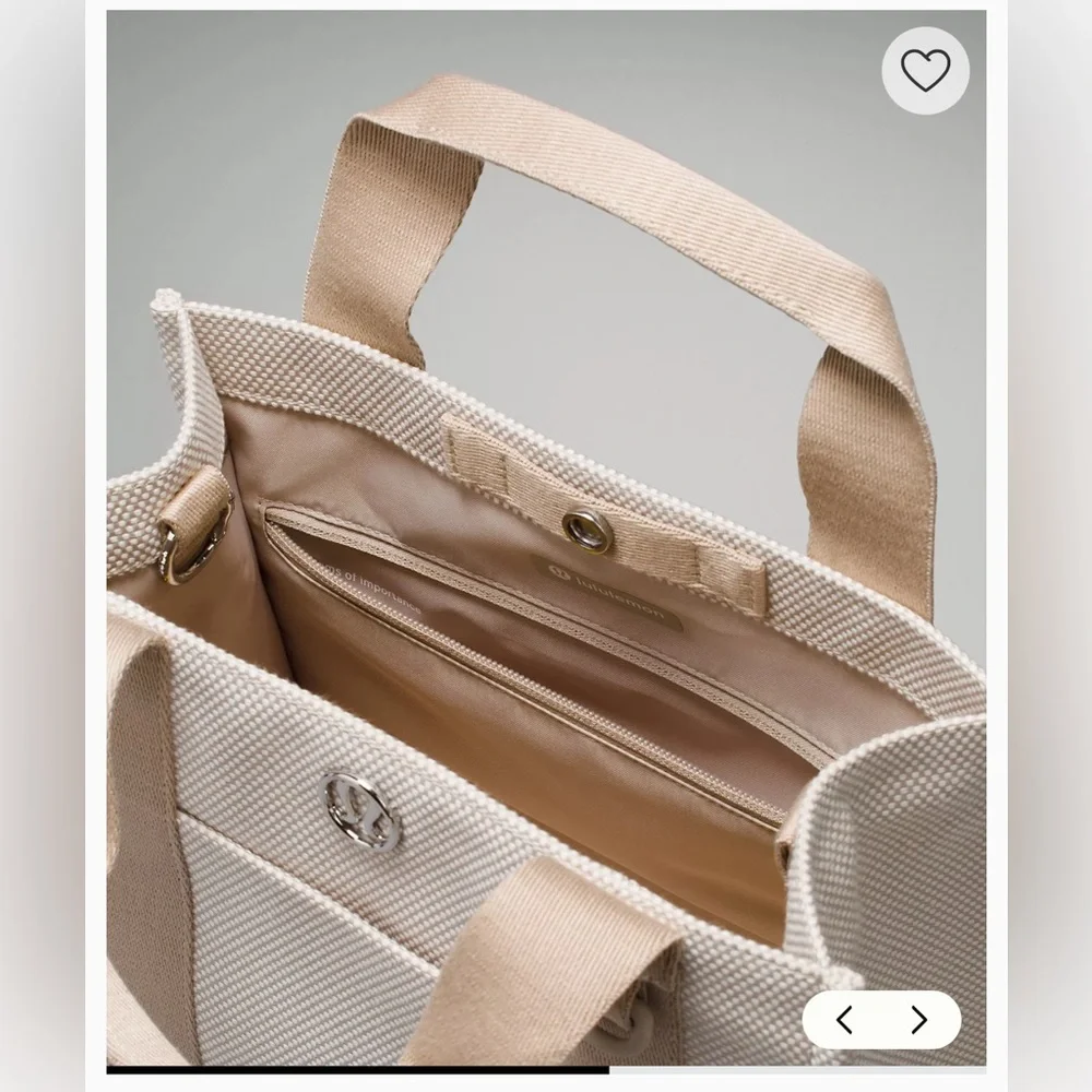 Lululemon Two-Tone Canvas Mini Tote Bag - Picture 5 of 14